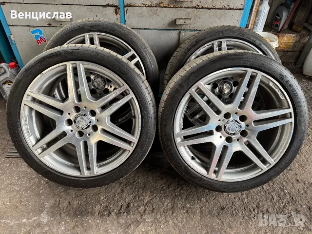 Оригинални джанти AMG 18 с нови гуми, снимка 2 - Гуми и джанти - 48591768