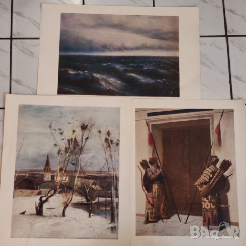 Картини, репродукция на Третяковска галерия, Москва. , снимка 12 - Картини - 53149697