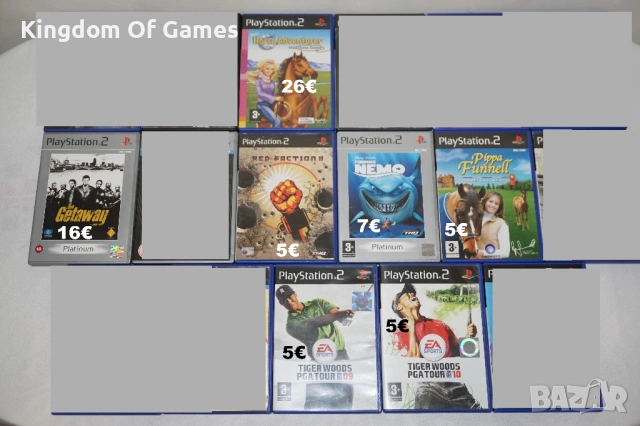 Игри за PS2 Barbie Horse Adventures: Wild Horse Rescue/Red Faction 2/Finding Nemo/Tiger Woods 10