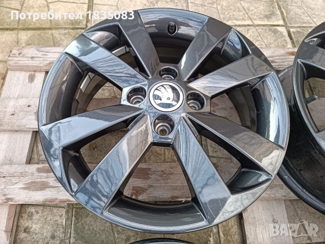 Лети джанти 15ки 4х100 Skoda, снимка 4 - Гуми и джанти - 52821902