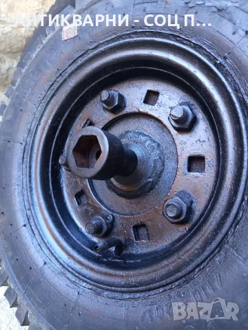 Комплект Стари Джанти С Гуми За Мотофреза., снимка 2 - Гуми и джанти - 49995916
