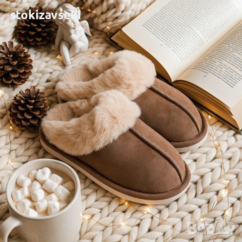 Оригинални Пухкави зимни пантофи SWISS LYX с мемори пяна и гел против умора и мекота !, снимка 1