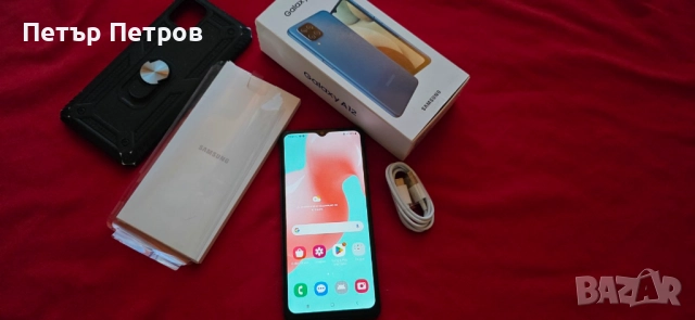 Samsung Galaxy A12 64GB Blue ПЪЛЕН КОМПЛЕКТ!-разпечатан за снимките!