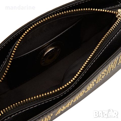 LOVE MOSCHINO 🍊 Дамска кожена чанта "BLACK & GOLD" нова с етикети, снимка 4 - Чанти - 45494551