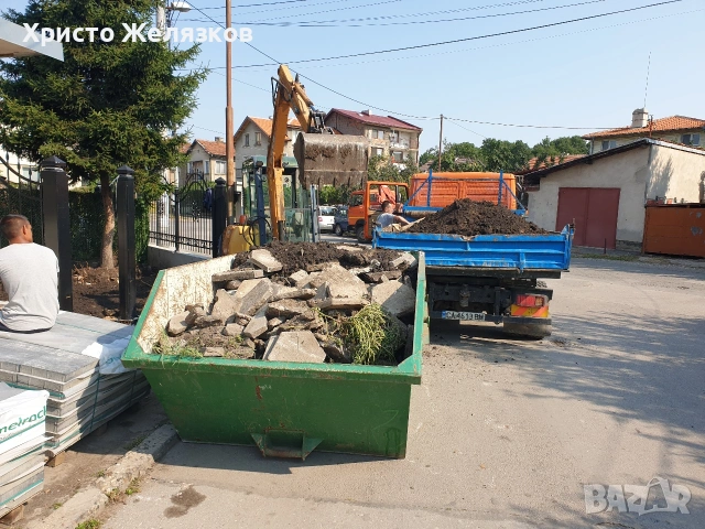 контейнер за строителни отпадъци, багер, бобкат, валяк, дъмпер , снимка 16 - Ремонти на апартаменти - 53193797