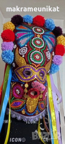 Кукерска маска гугла, нова, Сурва, Кукерландия, маскарад, събори, изкуство,арт