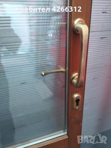 Италианска врата от дърво с двойно закалено стъкло., снимка 2 - Входни врати - 51984333