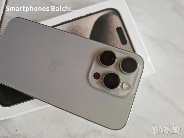 iPhone 15 Pro-256gb Natural Titanium , снимка 3 - Apple iPhone - 54194349