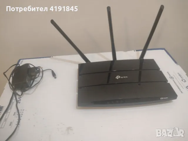 WiFi рутер TP-Link Ancher A9 AC1900 MU-MIMO, снимка 1 - Рутери - 47133986