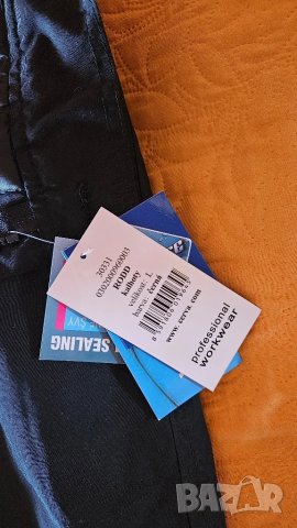 Работен зимен панталон топлозащитен нов размер L, черен цвят, снимка 5 - Панталони - 50582952