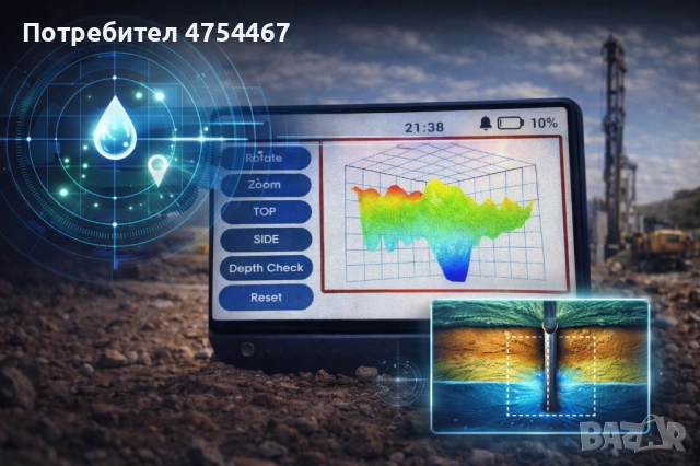 Търсене на вода за сондаж: 3D Геофизичен анализ и Радарна локация