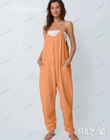 Дамски ежедневен гащеризон с тиранти, 4цвята , снимка 10 - Гащеризони - 51252832