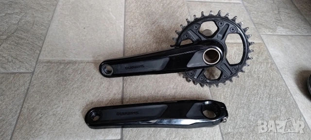 Курбели: Shimano FC-MT611, 32T, Boost, 175mm