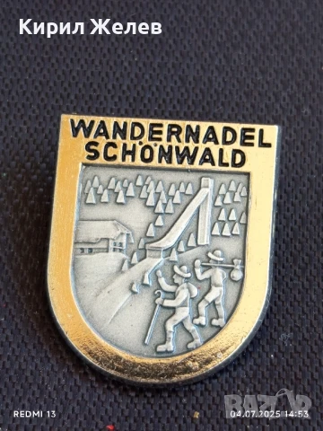 Рядка значка ски курорт Шьонвалд Германия рядка за КОЛЕКЦИЯ ДЕКОРАЦИЯ 35383, снимка 3 - Колекции - 50906876