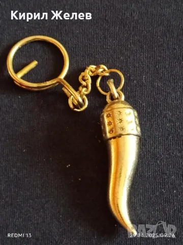 Красив ключодържател амулет рог метален стилен дизайн 37397, снимка 5 - Други - 50077278