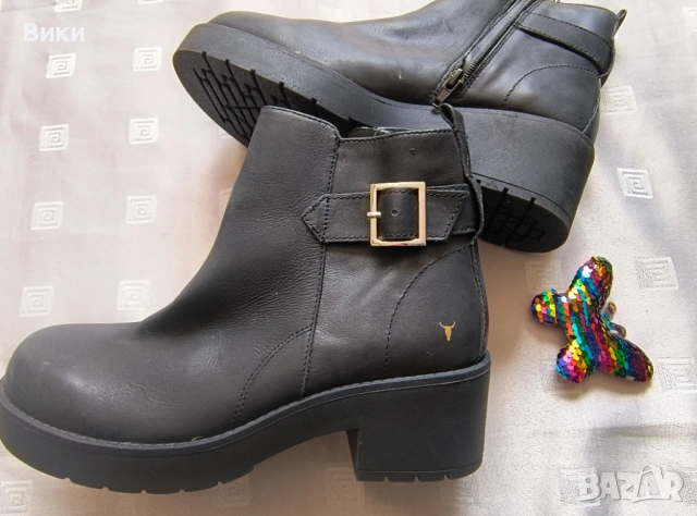 Дамски боти 41 номер  естествена кожа - Windsor Smith , снимка 2 - Дамски боти - 54231688