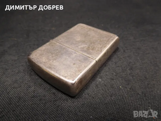 ОРИГИНАЛНА БЕНЗИНОВА ЗАПАЛКА ЗИПО ZIPPO SILVER PLATE J 04, снимка 8 - Колекции - 49432254