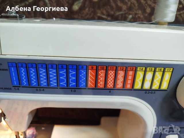 Метална шевна машина NECCHI 559, снимка 4 - Шевни машини - 54154639