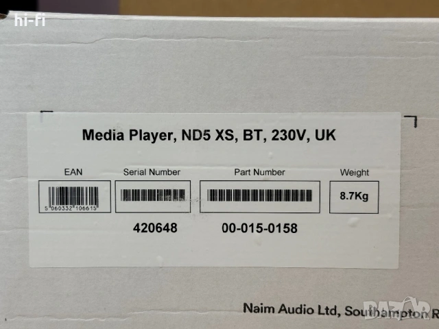 Naim ND5 XS BT Streamer / DAC, снимка 17 - Ресийвъри, усилватели, смесителни пултове - 54037708