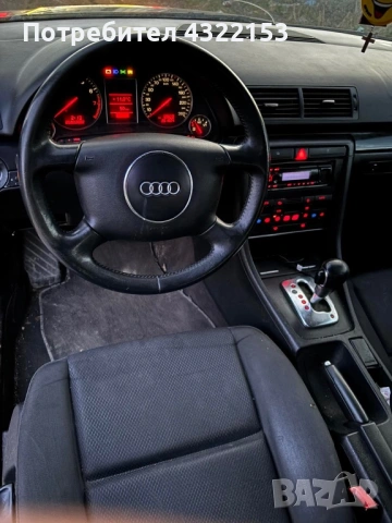 Продава се audi a4 b6 цяла или на части цена 800€  2.0Бензин 125кс 2003Г мотора работиможе да се чуе, снимка 6 - Автомобили и джипове - 53624002