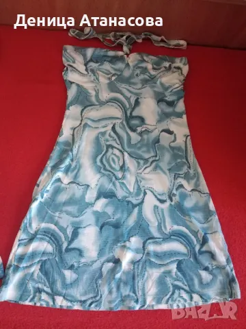 Рокли различни материи и цветове размери М и S, снимка 15 - Рокли - 46764898