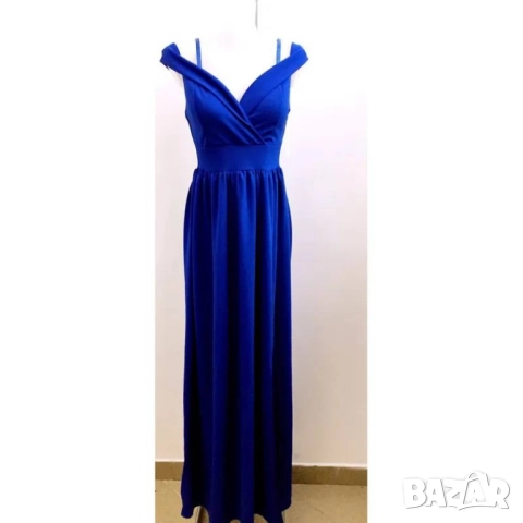 официални рокли с паднали рамене и цепка , снимка 8 - Рокли - 51599744