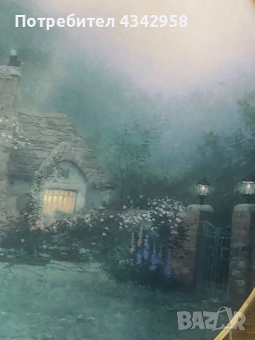  Порцеланова чиния « Къща на Мерит» с сертификат., снимка 3 - Антикварни и старинни предмети - 52350382