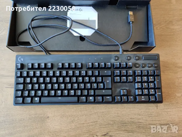 Механична клавиатура Logitech G610 Orion Brown, снимка 9 - Клавиатури и мишки - 49019055