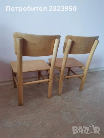 Ретро дървени детски столчета , снимка 3 - Антикварни и старинни предмети - 53927993