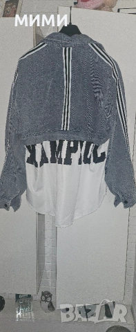 дънково яке овърсайз , снимка 2 - Якета - 54299673