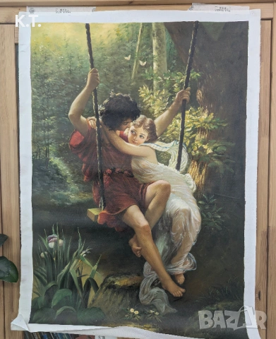 Масло върху платно. Голяма уникална ръчно рисувана репродукция на класическата картина