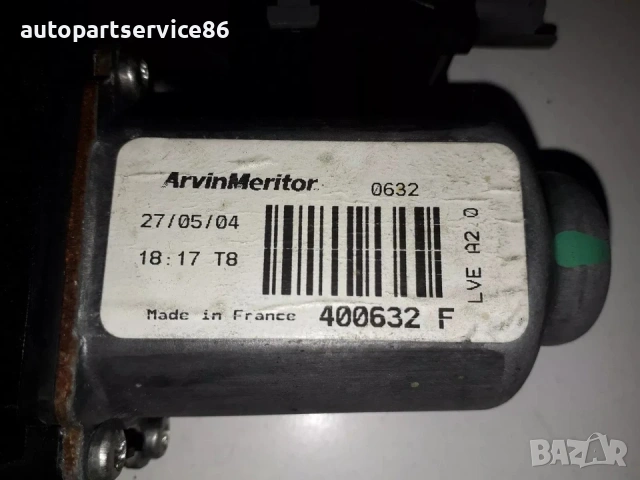 Мотор за заден ляв прозорец за Peugeot 307 (2002-2006) 400632F, снимка 2 - Части - 53620332