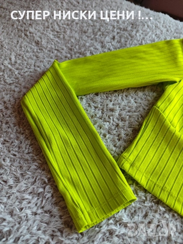 Дамска къса блуза с дълъг ръкав, снимка 5 - Блузи с дълъг ръкав и пуловери - 53846509