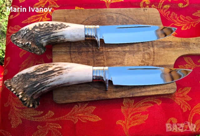 Ръчно ковани ножове стомана 4х13 и 440ц качество на 100% , снимка 7 - Ножове - 52107049