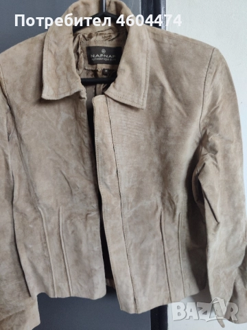 Велурено дамско яке /късо сако М/S, снимка 1