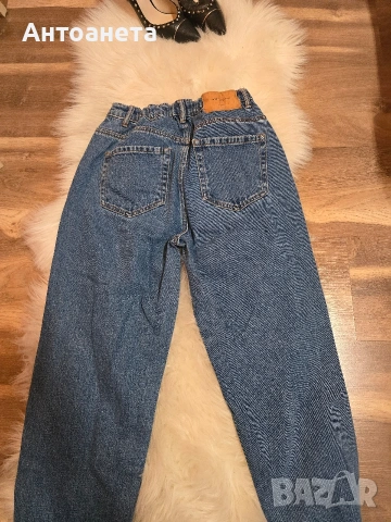 Дънки ZARA с ластик, снимка 2 - Дънки - 53519623