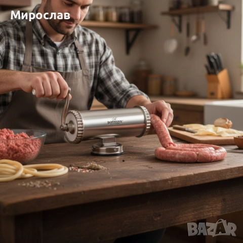 Пълначка за колбаси Bohmann BH 02-750 – Стабилна, удобна и идеална за домашни наденици, снимка 7 - Други стоки за дома - 52546865