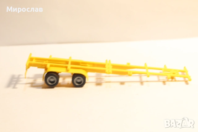 WIKING ? HERPA? H0 1/87 РЕМАРКЕ КАМИОН МОДЕЛ ТИР, снимка 3 - Колекции - 53200845