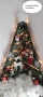 Модерна Нестандартна Коледна Украса Дървенa Коледнa Елхa, снимка 5