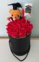 Аранжирани сапунени рози в кутии букет в кутия подарък цветя, снимка 1 - Декорация за дома - 45556741