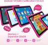 Детски таблет с Android 14 от FASTWD, 10-инчов, 36GB RAM + 128GB, снимка 3