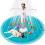 Басейн с фонтани охлаждаща постелка с пръскачки за кучета 100см XL 165см, снимка 1