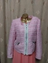 JAUNE ROUGE paris XL Розово сако с цип , снимка 4
