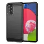 Силиконов Калъф Carbon Fibre Brushed за Samsung Galaxy A23 4G/5G, черен, снимка 1