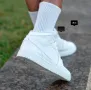 Air Jordan 1 Mid – Triple White  номер 36-36,5 оригинални маратонки , снимка 3