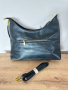 Черна дамска чанта с две дръжки, снимка 3