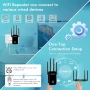 НОВ БЪРЗ WiFi усилвател на сигнала, 1200Mbps WiFi удължител до 10000 sq.ft покритие, двулентов..., снимка 8