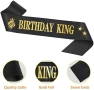 Нова Парти декорация за рожден ден мъж – корона+лента King сет Украса, снимка 4