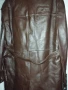 Кожено палто шуба с вълнена подплата и кожена яка, всичко естествена кожа, снимка 12