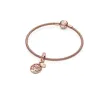 Сребърен елемент PANDORA 925 Family Tree Rose Gold Dangle Charm, снимка 2